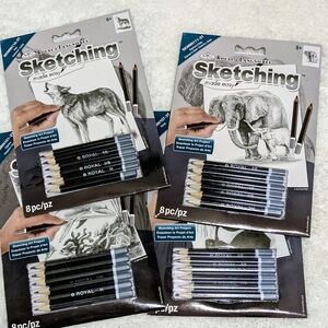 Royal & Langnickel Sketching Pencil Set - Black